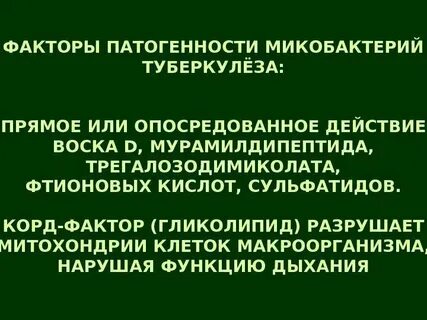 Группа патогенности туберкулеза