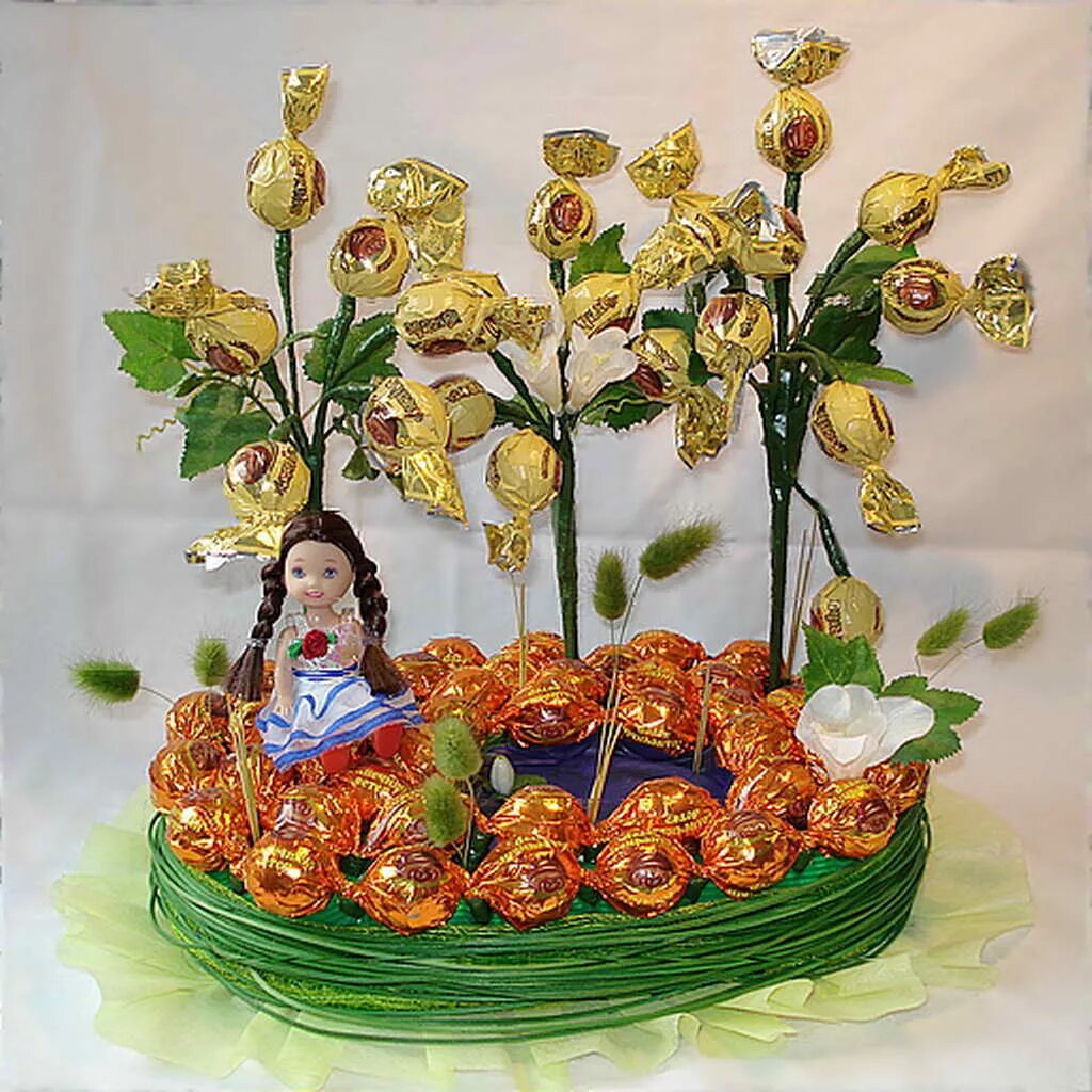 Поделки на день рождения женщине. Подарок ьабушкена день рождения. Свит дизайн. Торт из конфет. Поделки на день рождения женщине.