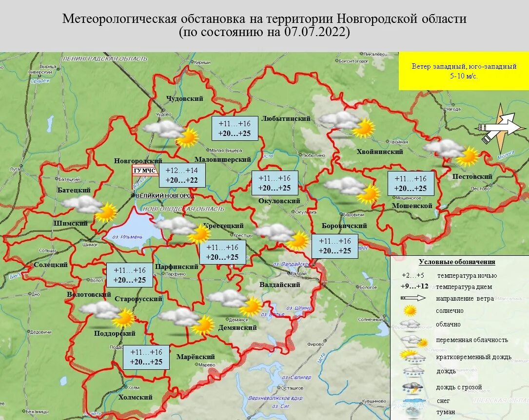 Карта осадков великий новгород