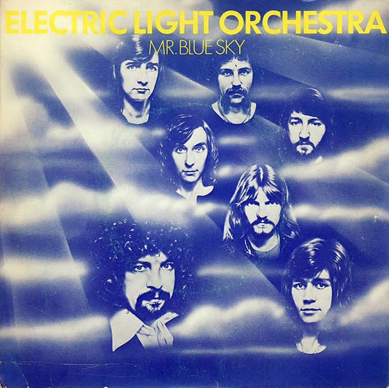 Electric Light Orchestra 1977. Mr. Blue Sky Electric Light Orchestra. Группа Electric Light Orchestra фотоальбомов. Electric Light Orchestra out of the Blue 1977. Electric blue orchestra