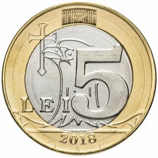 Монета 5 лей