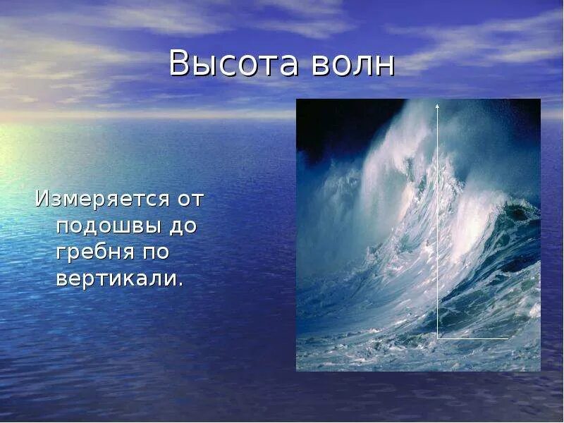 Видеоурок жизнь в океане география 6 класс. Высота волны. волны для презентации. высота в океане течения. как измеряется высота волны.