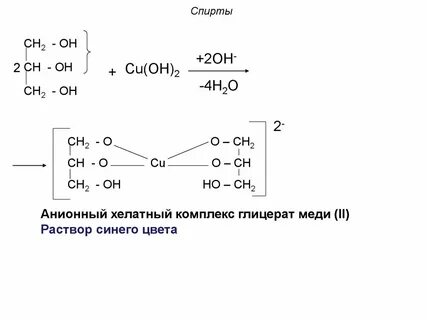 Глицерин группа органических