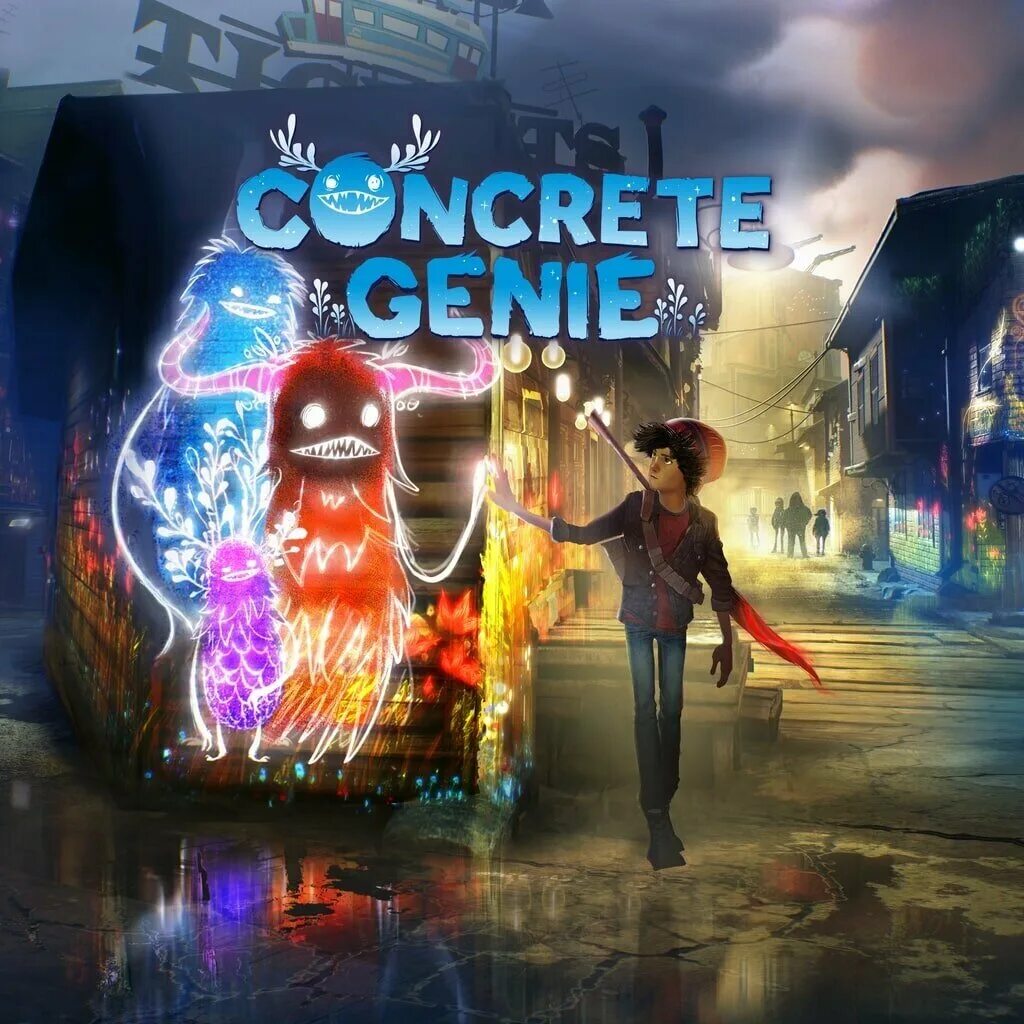 Concrete genie. Concrete Genie обложка. Игра на Xbox спасаться. Concrete Genie: Digital Deluxe Edition.