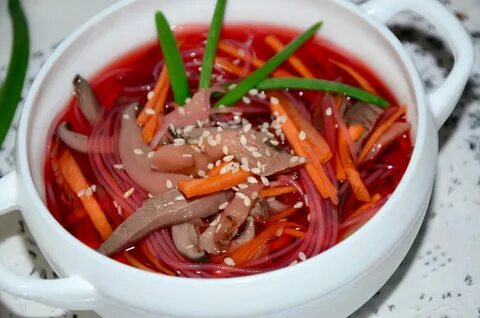 Суп с фунчозой