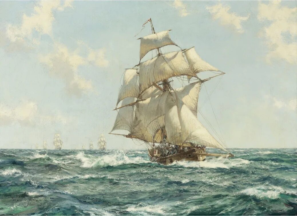 Художники маринисты англии. Эдвард морган художник маринист. Marine painting. Marine painting. Доусон монтегю парусник.