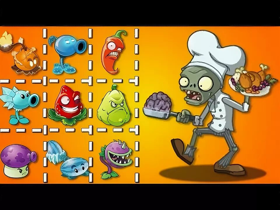 Битва растения против зомби 2. Pvz 2 зомби шут кулинарная битва бонанза.