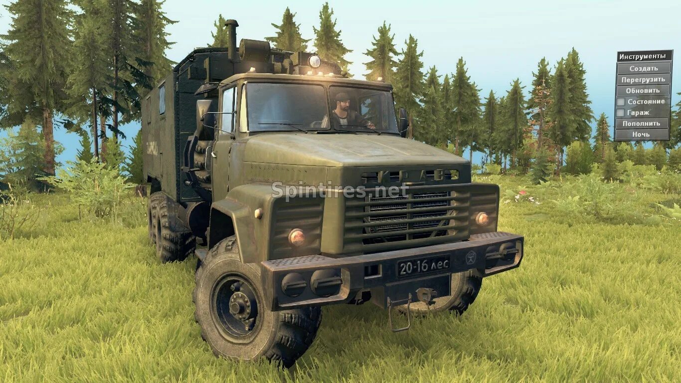 КРАЗ 260. КРАЗ 266. КРАЗ 260 для спин тирес 03.03.16. ЗМ КРАЗ 260. Spintires версия 03.03 16