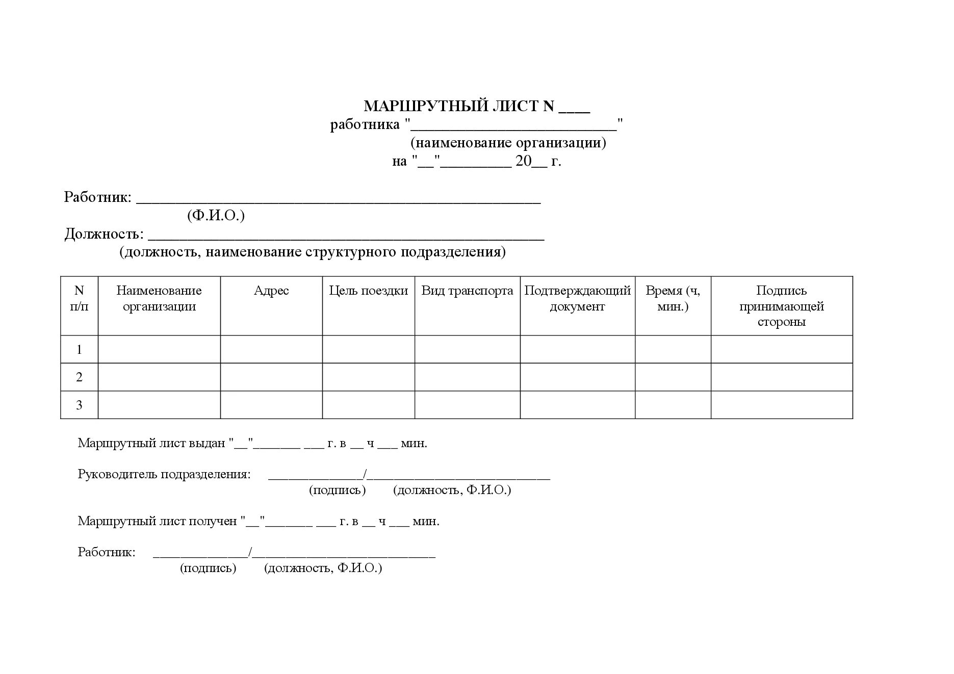 Образец бланка простоя. Маршрутный лист для водителя грузового автомобиля. Маршрутный лист для водителя легкового автомобиля. Маршрутный лист для водителя автобуса. Маршрутный лист для водителя курьера.
