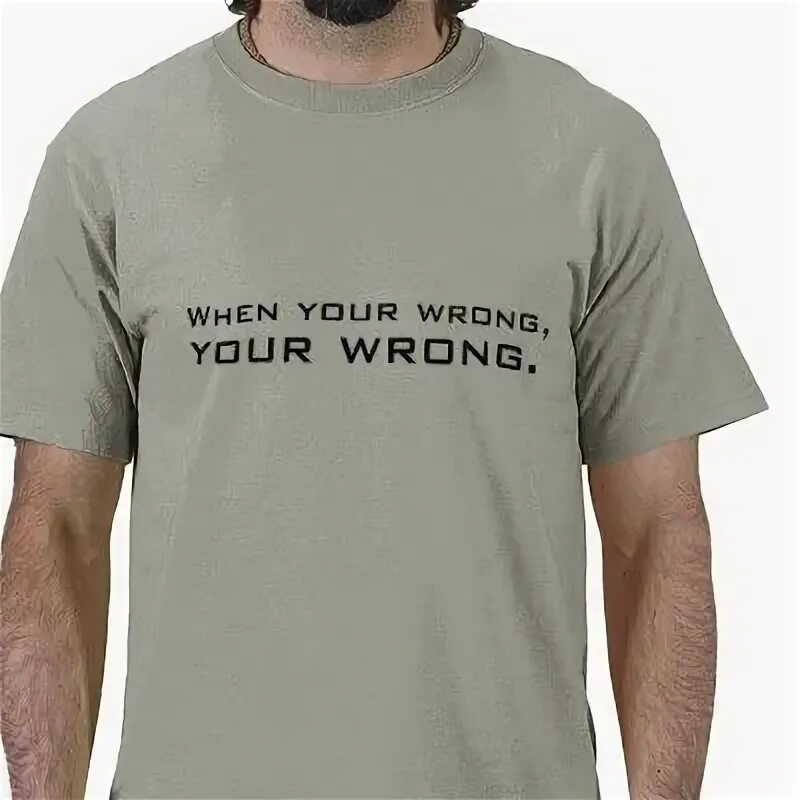 Your wrong