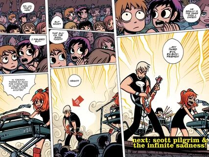 Read online Scott Pilgrim comic - Issue #2.