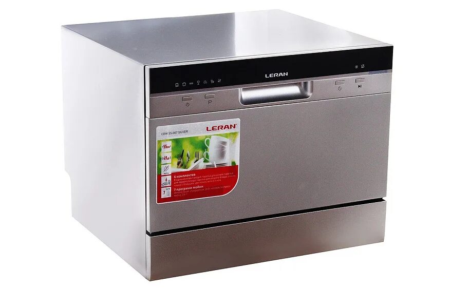 Посудомоечная машина Leran CDW 55-067. Компактная посудомоечная машина Leran. Посудомоечная машина Леран мини. Leran CDW 55-067 White.