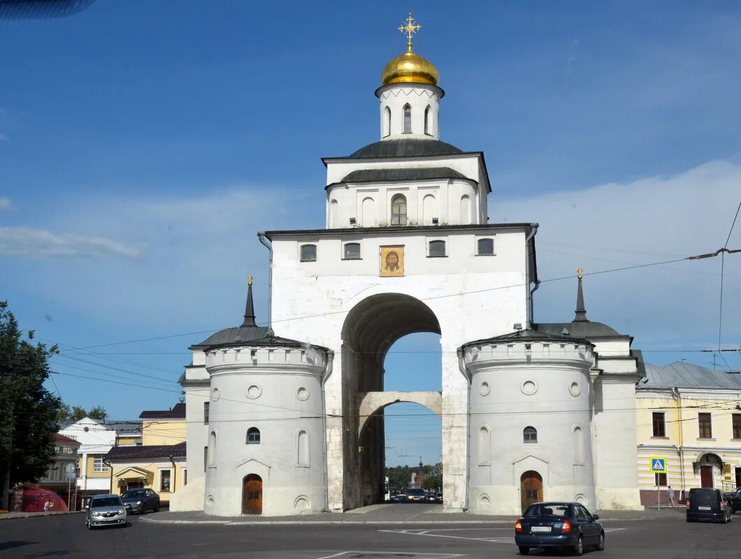 Памятник золотые ворота в каком городе. Золотые ворота во Владимире ЕГЭ. Золотые ворота панорама битвы. Золотые ворота во Владимире звезда Давида.