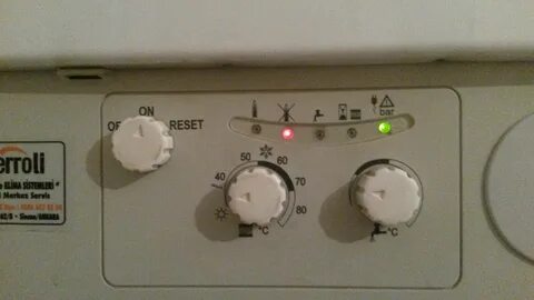 Газовый котел моргает лампочка