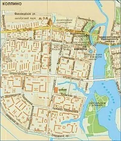 Карта колпино с улицами