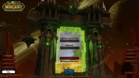 Популяция серверов wow
