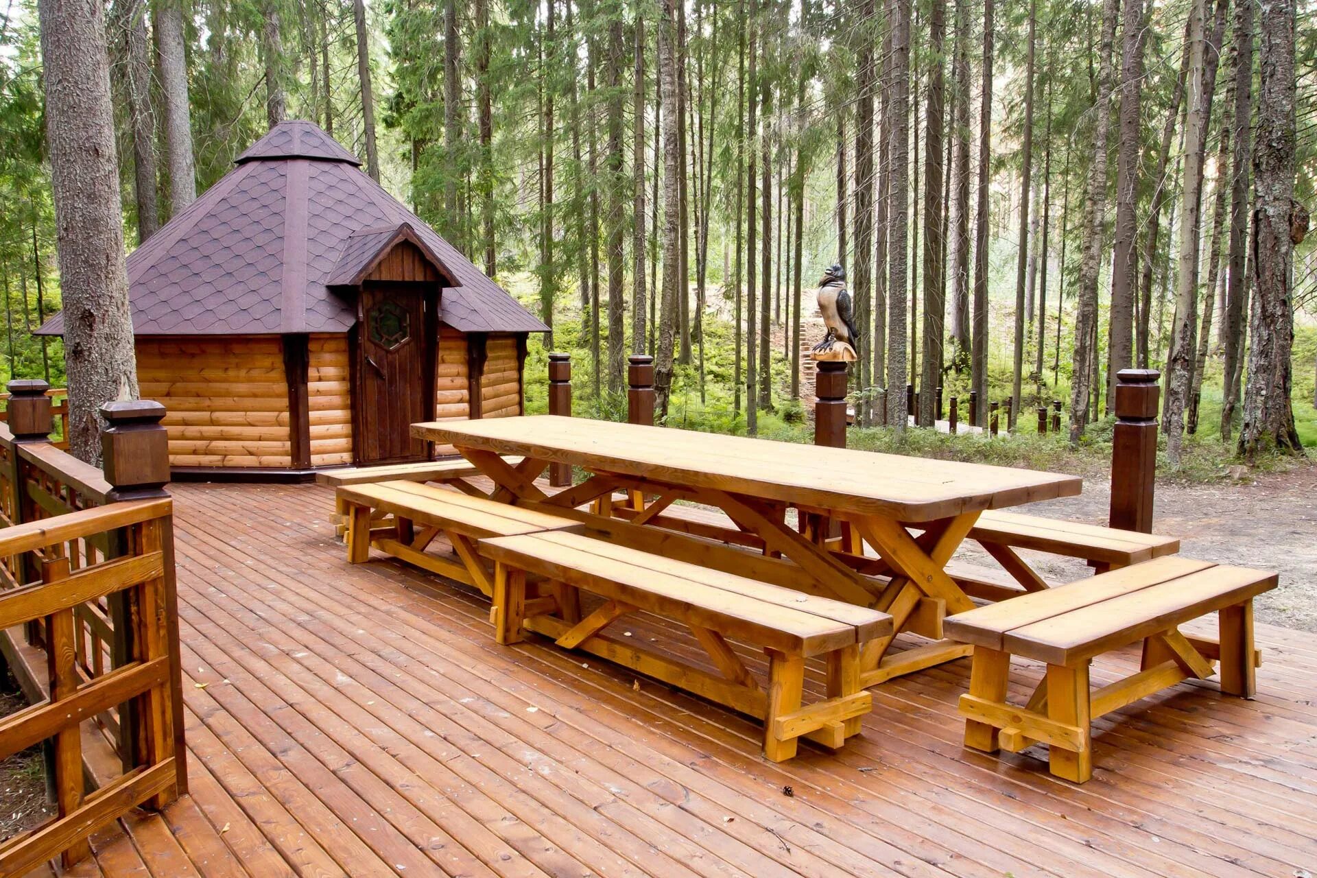 Теплые беседки для шашлыка