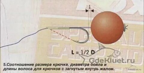 Крючок бойл размер
