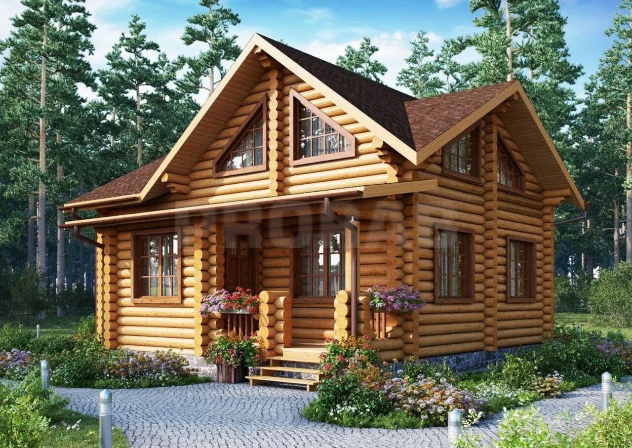 Сруб дома из бревна проекты и цены Russian Unique Log Homes, building company, Russia, Leningrad Region, Vsevolozhs