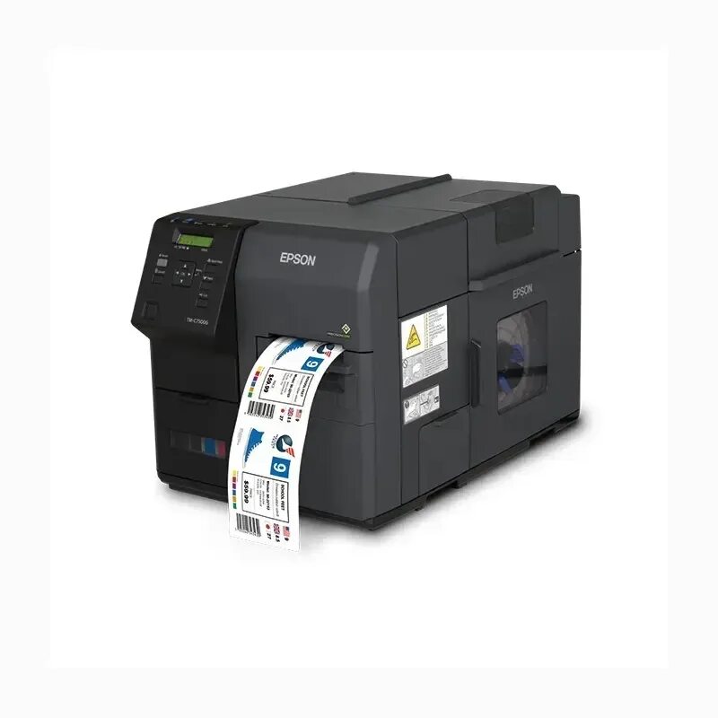 Аппарат для этикеток. Epson Colorworks c7500. Epson TM-c7500. Принтер Epson Colorworks c7500. Принтер этикеток Epson.