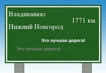 Нижний новгород владикавказ