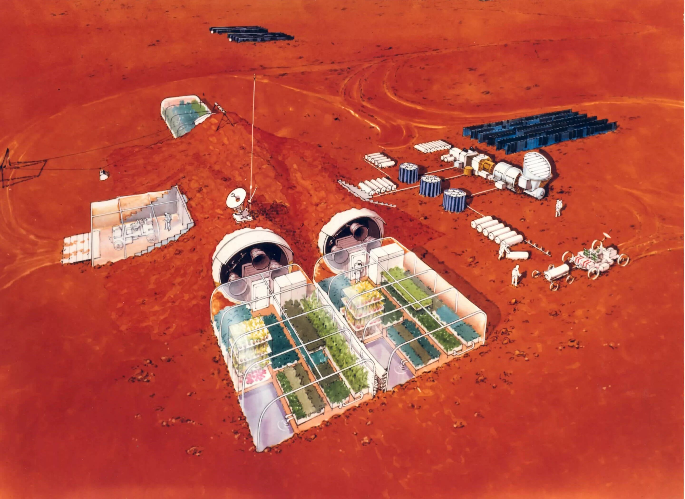Mars colony