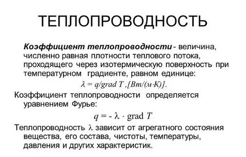 Коэффициент внутренней теплопроводности