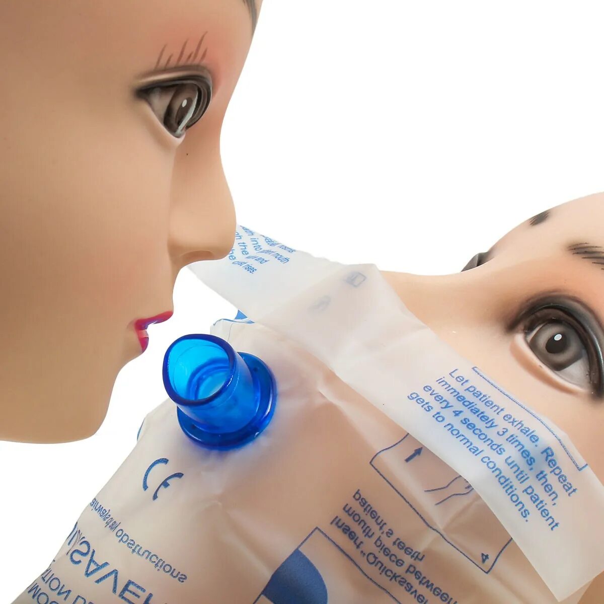 Маска для проведения искусственного дыхания рот-устройство-рот. Маска для ИВЛ С обратным клапаном. Маска для искусственного дыхания.