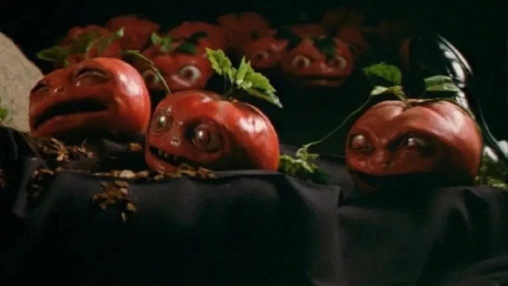 Нападение помидоров. Атака помидоров-убийц 1978. Помидоры убийцы из космоса.