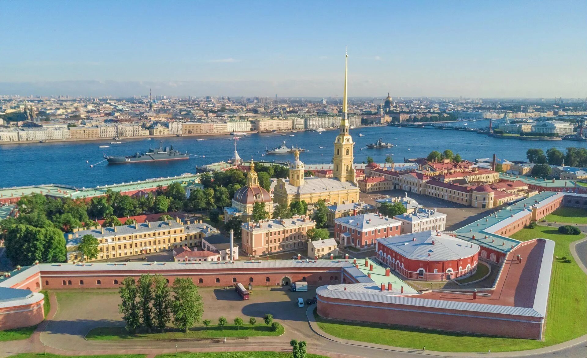 Санкт-Петербург Заячий остров Петропавловская крепость