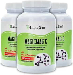 NaturalSlim Soldering Anti Stress Magnesium Sale item Pure - Citr Capsules....