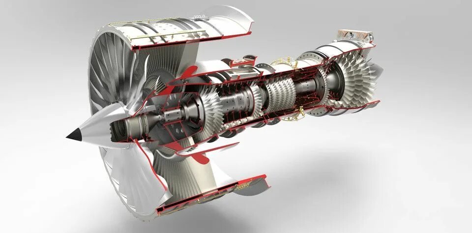 Авиационные двигатели фото ArtStation Jet Engine Episode 1., Tomasz Wyszolmirski Jet engine, Engineering,