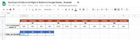 Сводные таблицы в google sheets