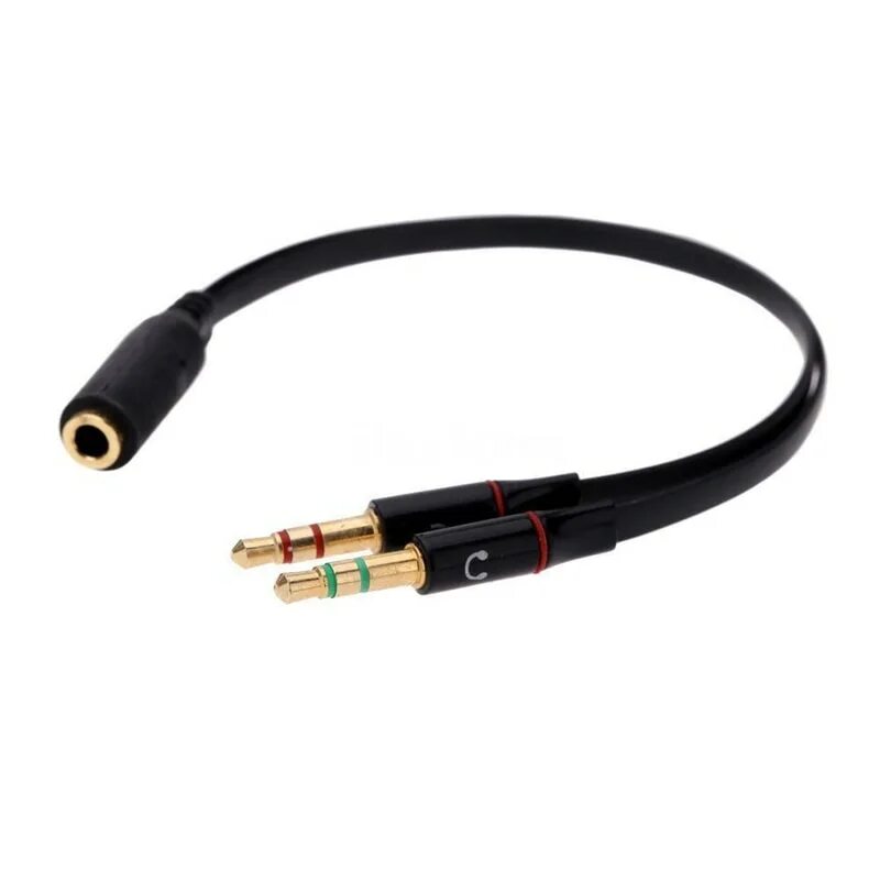 3.5 Mm аудио сплиттер аудио адаптер. 3-Pin 3.5 mm Jack - 3.5 mm Jack x2. 3.5Mm Jack Headphone+Mic Audio Splitter.. 3.5 Jack разветвитель аудио сплиттер. Переходник для наушников джек 3.5