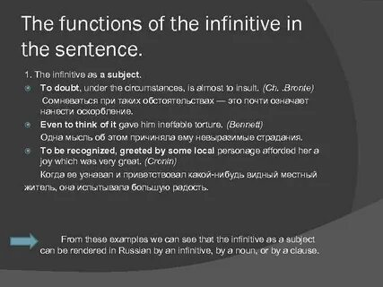Predicative infinitive