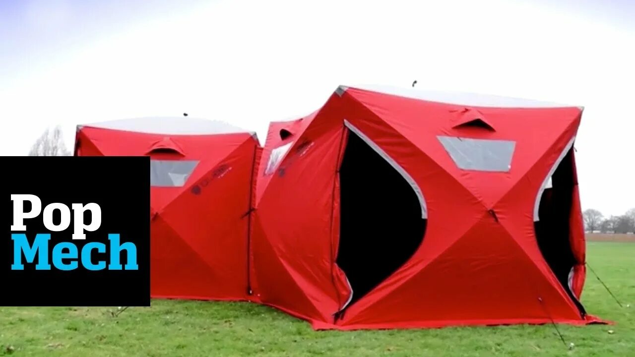 “Modular Tent System” палатки. Палатка куб мир кемпинг 2019. Палатка Snowdog Cube.