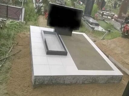 Как залить фундамент на кладбище под памятник
