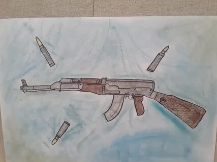 Рисунок калаша