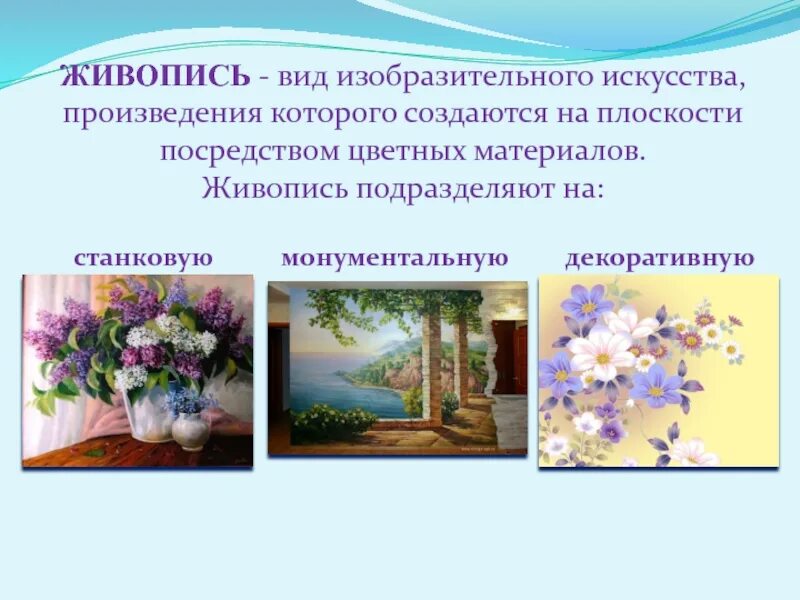Изобразительное искусство презентация. Виды живописи в изобразительном искусстве. Виды картин в изобразительном искусстве. Живопись подразделяют на. Живопись как вид изобразительного искусства виды живописи.