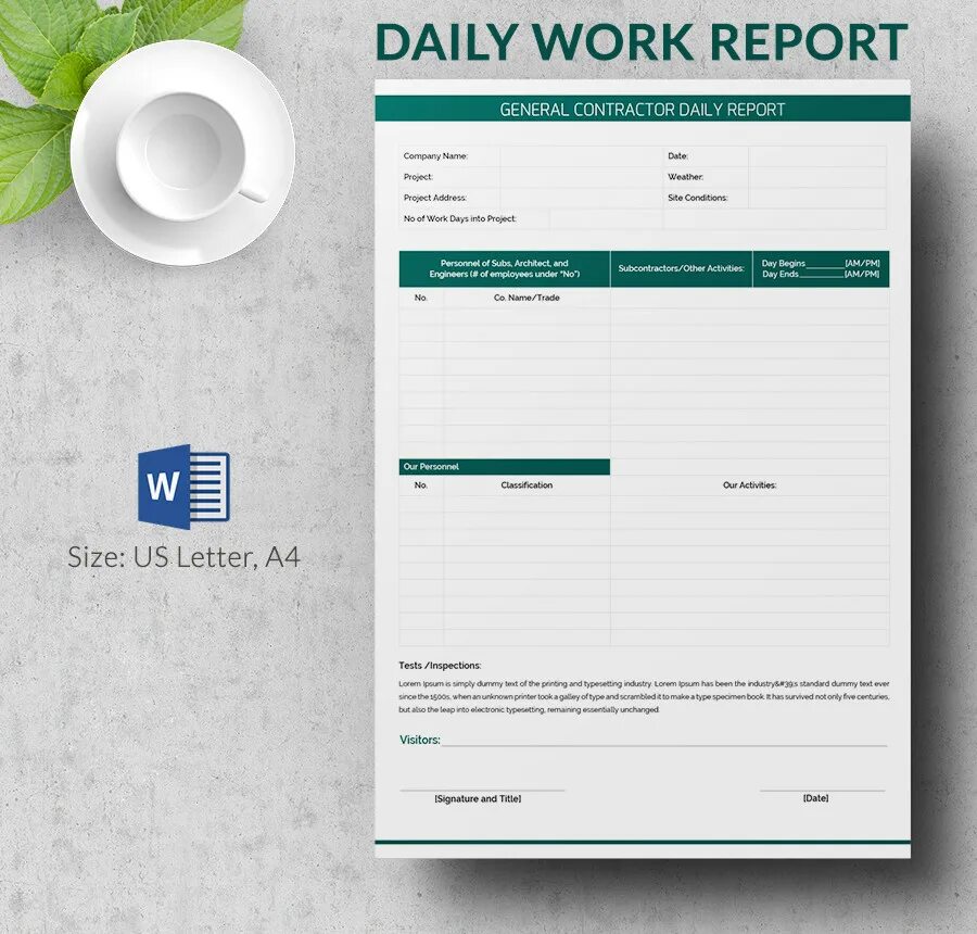 Работа дейли. Report шаблон. Daily work Report. Daily Report Template. Daily Construction Inspection Report Template переводчик.