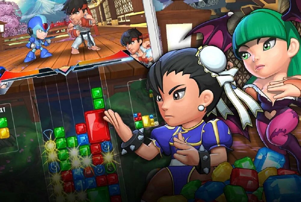 Puzzle fighter. Super puzzle fighter. super puzzle fighter ii turbo. gba puzzle fighter.
