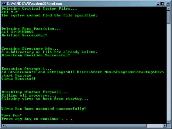 Cannot find files