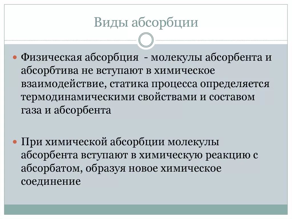 Абсорбция это простыми. Физическая и химическая абсорбция. Виды абсорбции. Физическая абсорбция пример. Виды процесса абсорбции.