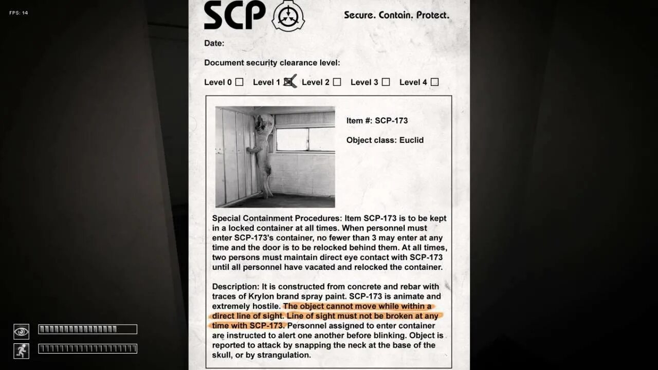 Scp code. Скульптура scp 173 секретные документы.