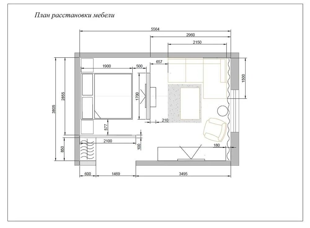 Размеры мебели в комнате. План спальни. План расстановки мебели. Чертеж комнаты. План спальни с размерами.