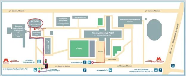 Университет дружбы народов на карте. РУДН корпуса в Москве. РУДН карта корпусов. Главный корпус РУДН - Москва, ул. Миклухо-Маклая, 6. РУДН расположение корпусов.