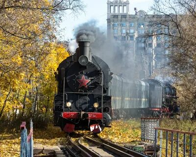 Ретро поезд фото
