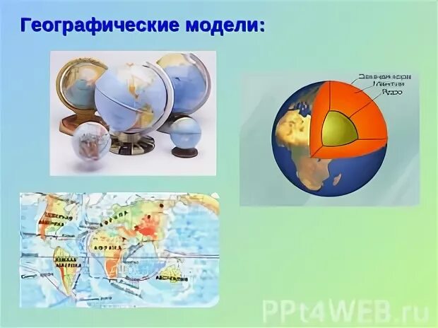 Географические модели примеры