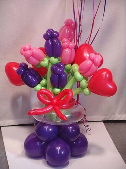 Бизнес воздушных шаров. Букет из шаров. Подарок из воздушных шаров. Букет из шаров на день рождения. Необычные композиции из шаров.