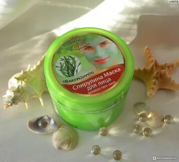Маска для лица со спирулиной от морщин